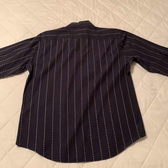 Ted Baker of London Navy w/Brown stripes including Carolina Blue Floral Deaign - Picture 6 of 10